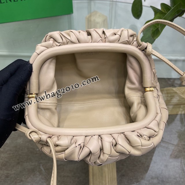 Bottega veneta高端女包 98061 寶緹嘉升級版小號編織雲朵包 BV經典款純手工編織羔羊皮女包  gxz1167